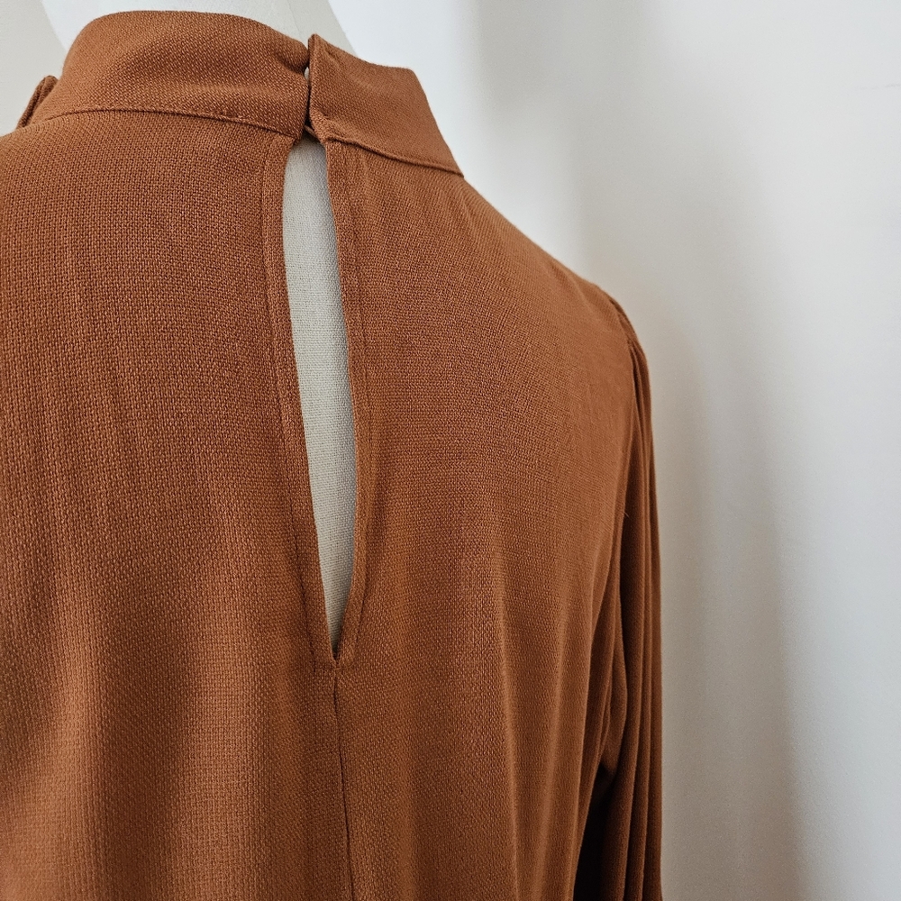 ZARA Midi Dress with Shoulder Details - Picture 8 of 13